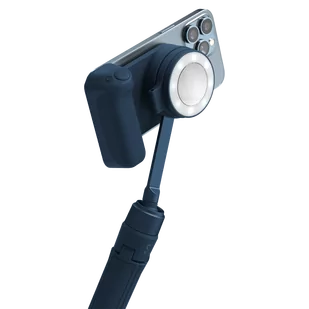 ShiftCam SnapGrip Creator Kit Uchwyt do iPhone do fotografii mobilnej ze statywem oraz lampą z MagSafe i wbudowanym powerbankiem 3200mAh - Błękitna toń - Statywy fotograficzne - miniaturka - grafika 2