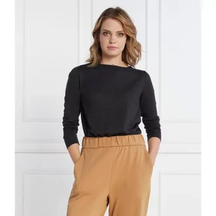 Max Mara Leisure Wełniany sweter | Regular Fit - Swetry damskie - miniaturka - grafika 1