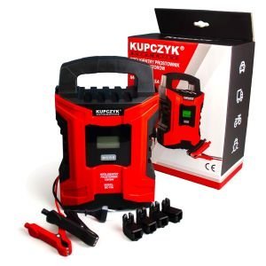Prostownik mikroprocesorowy do ładowania akumulatora 12V 24V BC-15A Kupczyk