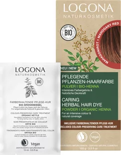Logona Roślinna farba do włosów w proszku 05 Mahoniowa Czerwień Nr. 05 Mahagonirot 100.0 g - Farby do włosów i szampony koloryzujące - miniaturka - grafika 1