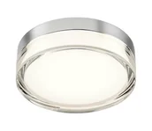 Lampy sufitowe - Redo 01-3725 - LED Plafon FRISBI LED/8W/230V IP44 chrom - miniaturka - grafika 1