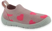 Buty dla dziewczynek - Buty sportowe wsuwane dla dziewczynki różowe Befado 102X018 Honey - miniaturka - grafika 1
