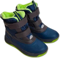 Buty dla chłopców - Buty Śniegowce Cleve Rozmiar 33 - Chłopięce Granatowe - miniaturka - grafika 1