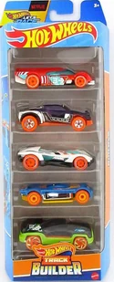 Hot Wheels Samochodziki 5-Pak Track Builder HTV52 - Samochody i pojazdy dla dzieci - miniaturka - grafika 1