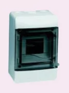 Rozdzielnie elektryczne - Rozdzielnica natynkowa 1x16+5x10mm2, 5 modułów, zaciski PE+N z drzwiczkami IP55 - miniaturka - grafika 1