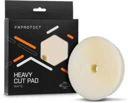 FX PROTECT Heavy Cut Pad White - mocno tnący pad polerski 125/140mm - Akcesoria do mycia samochodu - miniaturka - grafika 1