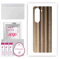 Szkła hartowane na telefon - Folia naklejka skórka strukturalna na TYŁ do Samsung Galaxy Z Fold5 -  Drewno Paski Mix - apgo SKINS - miniaturka - grafika 1