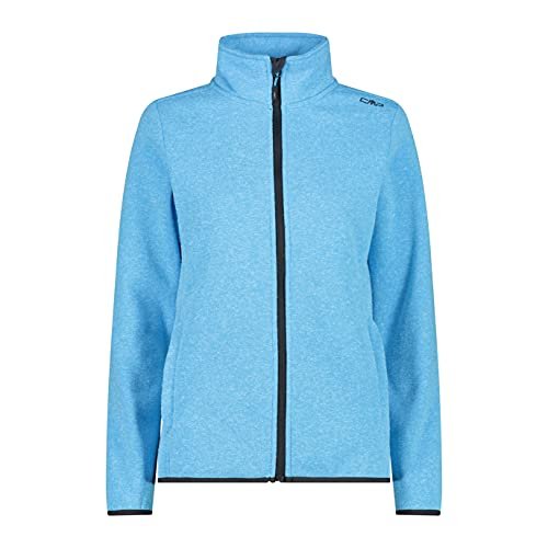 CMP Melange Knitted Fleece Jacket With Turtleneck Fleece Damska kurtka