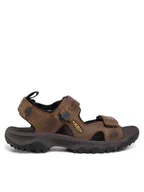 Sandały męskie - Keen Sandały Targhee III Open Toe Sandal 1022423 Brązowy - miniaturka - grafika 1