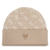 Czapki damskie - Czapka Guess M5BZ18 Z0442 Beżowy - miniaturka - grafika 1