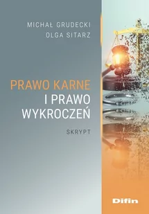 Prawo karne i prawo wykroczeń. Skrypt - Pozostałe książki - miniaturka - grafika 1