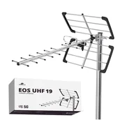 Anteny TV - Antena DVB-T2 Spacetronik EOS UHF 19 Czarny - miniaturka - grafika 1