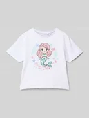 Koszulki dla dziewczynek - T-shirt z nadrukowanym motywem - miniaturka - grafika 1