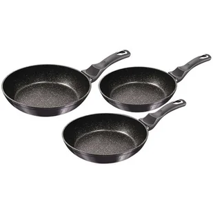 Berlinger Haus ZESTAW 3 PATELNI GRANITOWYCH BH-6903 CARBON PRO 6903 - Zestawy garnków i patelni - miniaturka - grafika 1