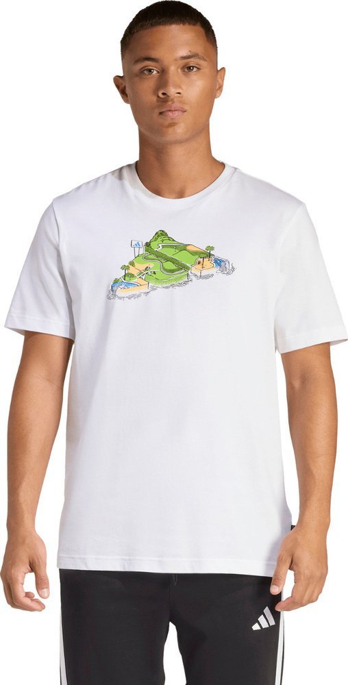 Adidas Koszulka męska adidas Novelty Mini biała JZ5037 S