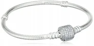 Biżuteria dla dzieci - NEW 925 Bransoleta 17cm do Pandora Charms 925 B116 - miniaturka - grafika 1