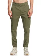 Spodenki damskie - Quiksilver Szorty cargo męskie zielone 28 - miniaturka - grafika 1