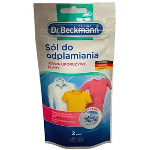 Dr. Beckmann Intensywna sól do odplamiania 80 g - Środki do prania - miniaturka - grafika 1
