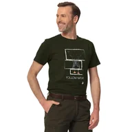 Koszulki sportowe męskie - T-shirt Tagart FNT Duck Green myśliwski nadruk - miniaturka - grafika 1