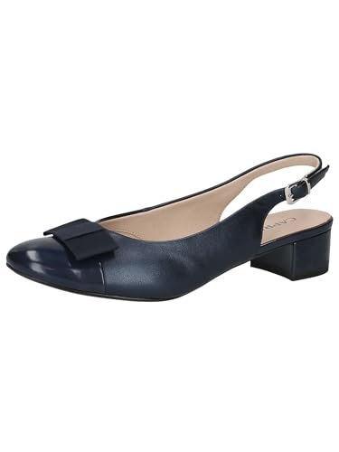 CAPRICE Czółenka typu sling-9-29502-42 G, Lt Blue Suede, 38.5 EU