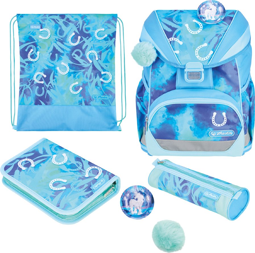 Zestaw tornister plecak Ultralight XL Plus 22l z koniem Lucky Horse Herlitz