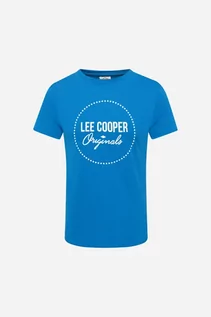 Koszulki męskie - LEE COOPER T-shirt - Niebieski - Mężczyzna - 2XL(2XL) - grafika 1