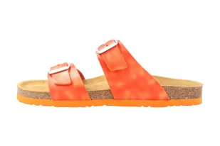 Dr. Brinkmann klapki damskie neonowy fluorescencyjny kolor z dwoma paskami 700339, rozmiar:42 EU, kolor:Pomarańczowy - Klapki i japonki damskie - miniaturka - grafika 1