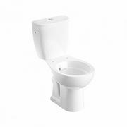 Kompakty WC - Koło Rekord Toaleta WC 64x37 cm kompaktowa bez kołnierza biała K99030000   - miniaturka - grafika 1