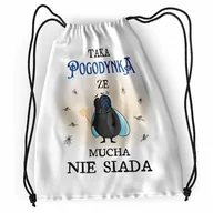 Plecaki worki - Plecak Dla Pogodynki Sportowy Szkolny Worek Torba z Nadrukiem ze Zdjęciem - miniaturka - grafika 1