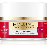 Kremy do twarzy - Eveline Cosmetics, Lift Booster Collagen ultra liftingujący krem-wypełniacz zmarszczek 60+ 50ml - miniaturka - grafika 1