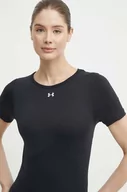 Koszulki sportowe damskie - Under Armour t-shirt treningowy kolor czarny - miniaturka - grafika 1