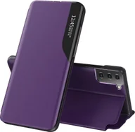 Etui i futerały do telefonów - Etui na telefon Samsung Protective Case Cover Flap Case Bookcover Wallet New, Kolor: Fioletowy, Wybierz model: Samsung Galaxy A72 5G - miniaturka - grafika 1