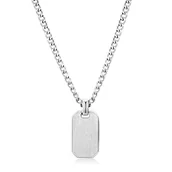 Naszyjniki męskie - Brosway BIK01 naszyjnik męski ze stali nierdzewnej, naszyjnik męski kolekcja INK - miniaturka - grafika 1