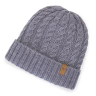 Czapki damskie - Damska czapka beanie ocieplana - miniaturka - grafika 1