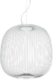 Foscarini - Spokes 2 LED Lampa Wisząca Ściemnialna Biała Foscarini - Lampy sufitowe - miniaturka - grafika 1