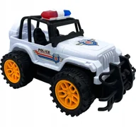 Zabawki zdalnie sterowane - Auto policja samochód jeep radiowóz światło dźwięk - miniaturka - grafika 1