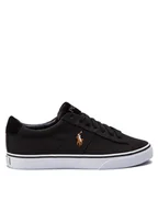 Trampki męskie - Polo Ralph Lauren Tenisówki Sayer 816749369001 Czarny - miniaturka - grafika 1