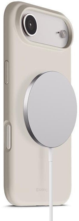 Crong Color Cover Magnetic - Etui MagSafe iPhone Air kamienny beż