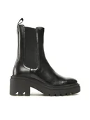 Botki damskie - Gino Rossi Botki RST-CIRCLE-02 Czarny - miniaturka - grafika 1