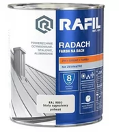 Farby wewnętrzne - Farba Na Dach Radach 10L Biały Sygnałowy Półmat Ral 9003 Rafil - miniaturka - grafika 1