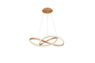 Wisząca lampa do salonu Infinity AZ5097 LED 80W złota - Lampy sufitowe - miniaturka - grafika 1