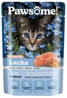 Mokra karma dla kotów - Pawsome Junior Lachs - łosoś saszetka 85g - miniaturka - grafika 1