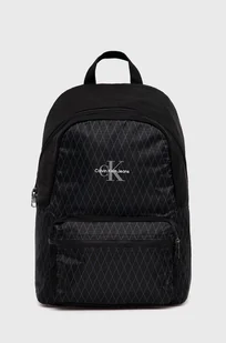 Calvin Klein Jeans plecak K50K509289.9BYY męski kolor czarny duży z nadrukiem - Plecaki - miniaturka - grafika 1