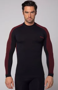 Koszulki sportowe damskie - SPAIO D/R FIERCE koszulka termoaktywna UNISEX, Kolor czarno-czerwony, Rozmiar L, Spaio - grafika 1