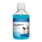 Higiena jamy ustnej zwierząt - Francodex Fresh Dent Płyn do jamy ustnej dla psów i kotów 250ml - miniaturka - grafika 1