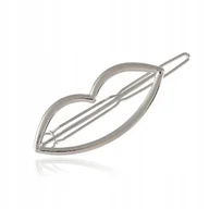 Ozdoby do włosów - Spinka Do Włosów Metalowa Srebrna Stal Piękna Z01 - miniaturka - grafika 1