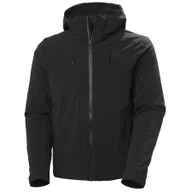 Kurtki narciarskie - Helly Hansen, Alpha 4.0, kurtka narciarska, męska, czarna - miniaturka - grafika 1
