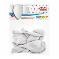 Balony i akcesoria - GoDAN Balony Premium 10" białe BGGP/4489-5 - miniaturka - grafika 1