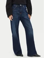 Spodnie damskie - PINKO Jeansy Wanda 101733 Czarny Regular Fit - miniaturka - grafika 1