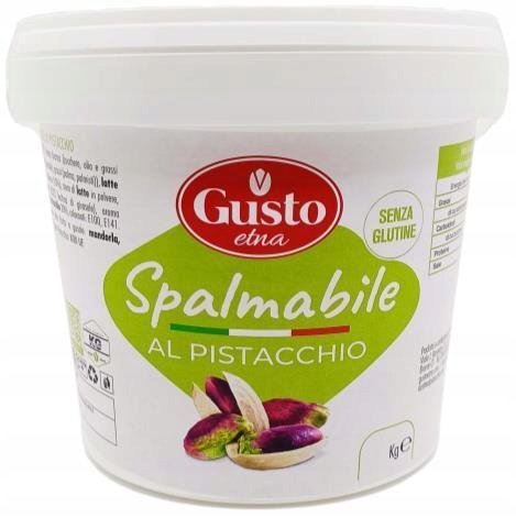 Krem pistacjowy 20% Gusto etna włoski do nadzienia naleśników al pistacchio